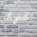 Oh Yeah Neon Wall Light To Decorate Your Home