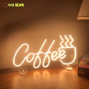 Warm Coffee Neon Led Light Sign Art Decor