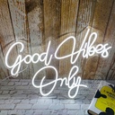 Good Vibes Only Neon Led Light Sign Art Decor