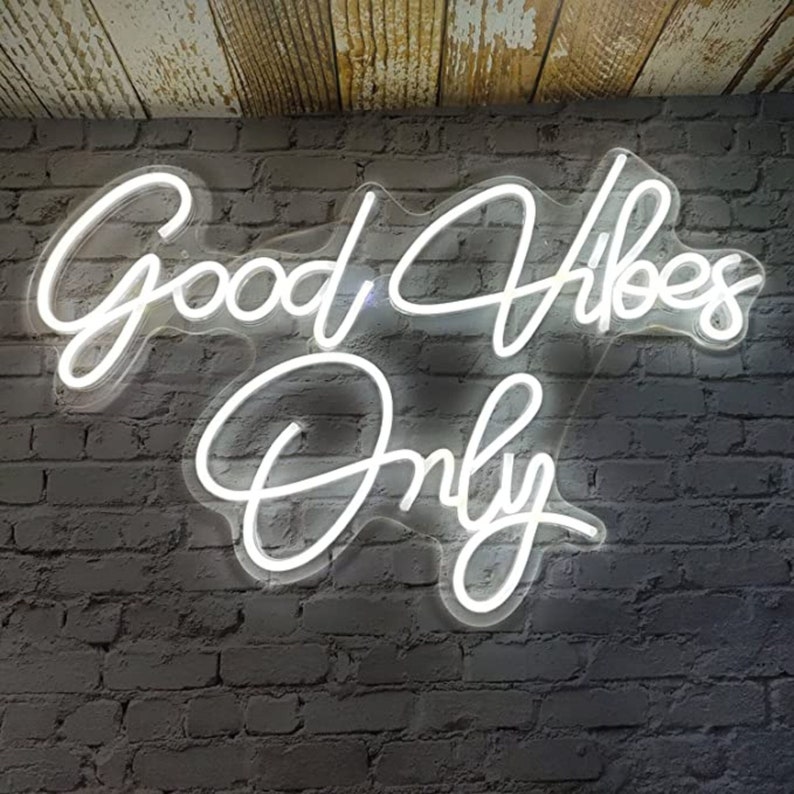 Good Vibes Only Neon Led Light Sign Art Decor