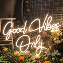 Good Vibes Only Neon Led Light Sign Art Decor