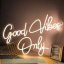 Good Vibes Only Neon Led Light Sign Art Decor