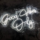 Good Vibes Only Neon Led Light Sign Art Decor