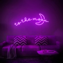 To The Moon Neon Led Light Sign Art Decor