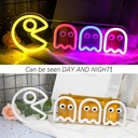 Game Neon Ghost Led Light Sign Art Decor