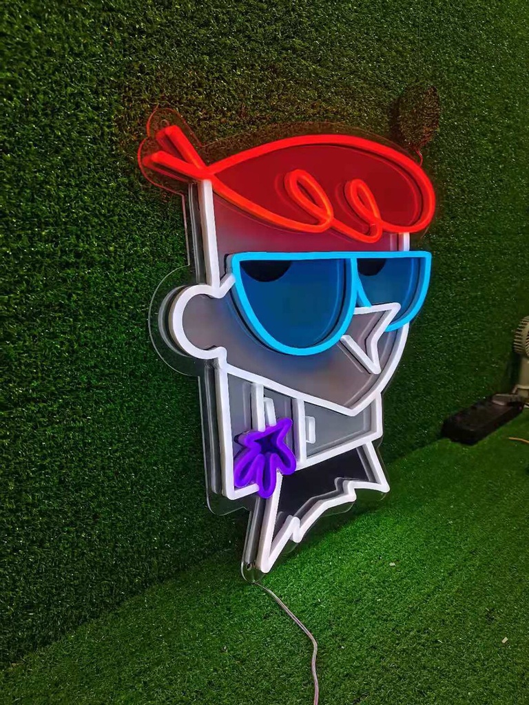 Dexter Neon Led Light Sign Art Decor For Children's Rooms