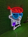 Dexter Neon Led Light Sign Art Decor For Children's Rooms
