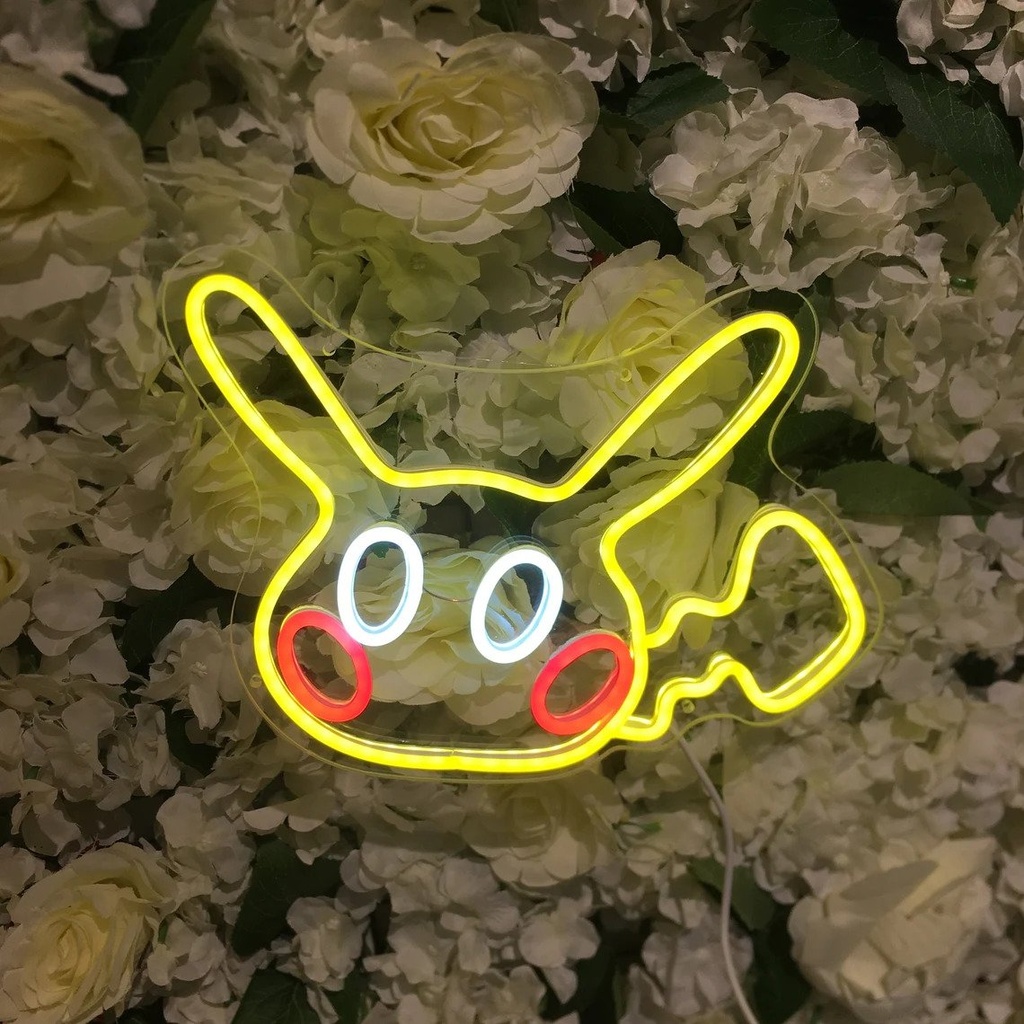 Cute Pikachu Neon Led Light Sign Art Decor
