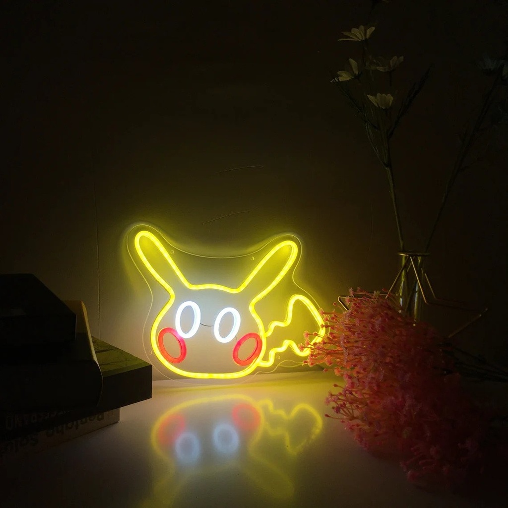 Cute Pikachu Neon Led Light Sign Art Decor