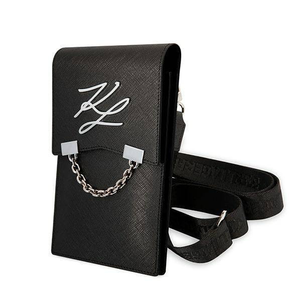 Men Shoulder Trendy Design Bag Karl Lagerfeld Autograph Chain