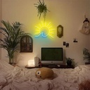 Rising Sun Neon Led Light Sign Art Decor