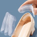 بطانة كعب سيليكون لأحذية الكعب العالي والرياضية لمنع القرح وآلام القرح بلزق دبل فيس قوي