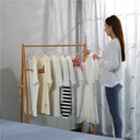شماعة ملابس قطيفة للحفاظ علي الملابس 5 قطع