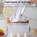 ديسبنسر عصائر 3 في 1 بغطاء محكم الغلق مع حنفية لكل قسم لسهولة الاستخدام