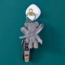 هوك ذاتي اللصق بديل للمسامير لتعليق الملابس وادوات الحمام والمطبخ 4 قطع