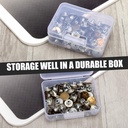 مجموعة زراير بناطيل جينز معدن سهلة التركيب بدون خياطة