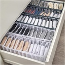 منظم ملابس 3 قطع لترتيب البناطيل والتيشرتات والقمصان داخل الادراج والدواليب