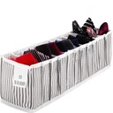 منظم ملابس 3 قطع بمقاسات مختلفة لتنظيم البناطيل والقمصان والتيشرتات والملابس الداخلية داخل الدواليب والادراج