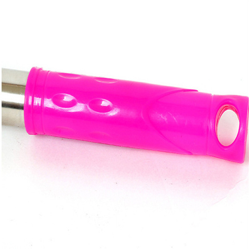 مساحة تنظيف الارضيات والباركيه والسيراميك ذاتية العصر بيد معدن طويلة بمقبض بلاستيك مريح