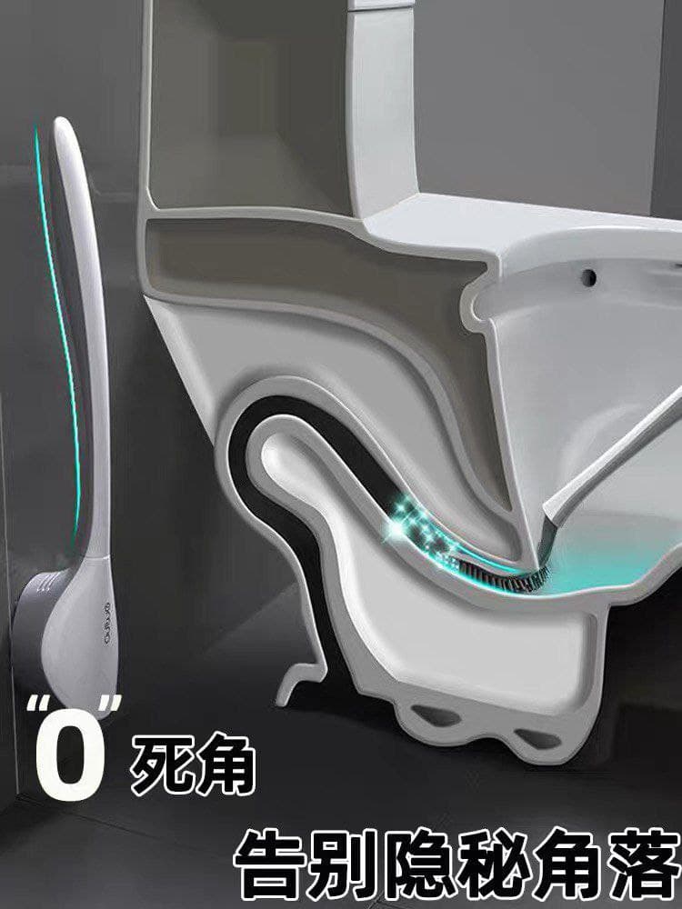 فرشة التواليت السيليكون المدمجة ذات الحافظة المعلقة