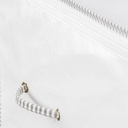 شنطة تخزين وتربروف للملابس والوسائد والبطاطين بيد وسوستة قابلة للطي لسهولة التخزين