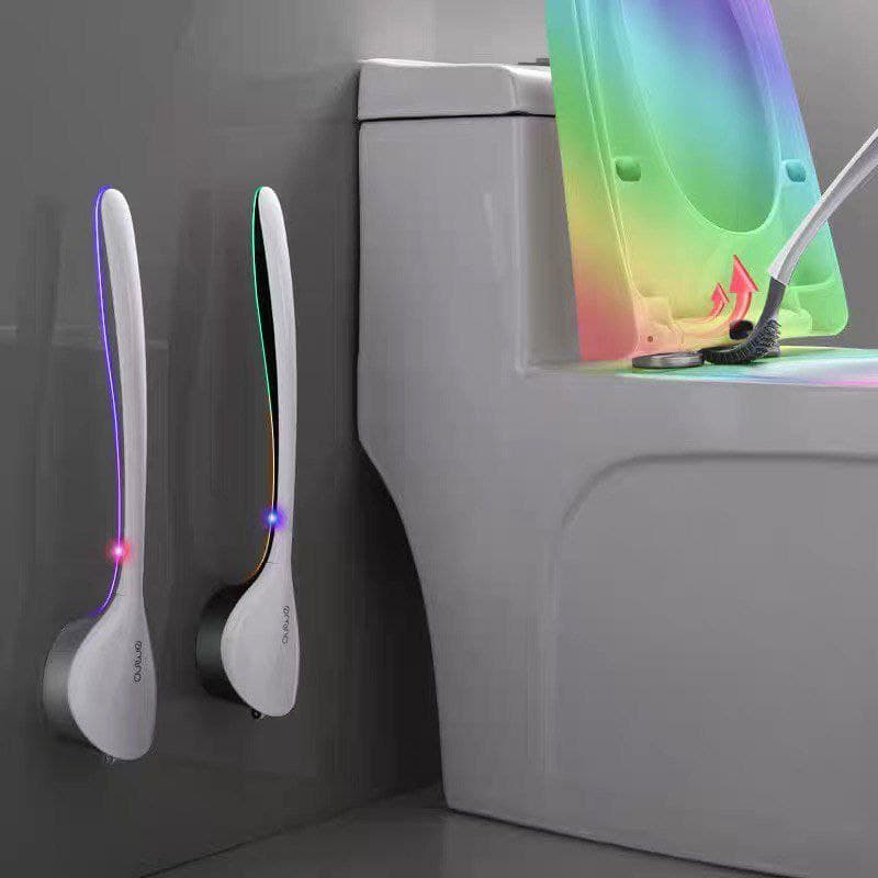 فرشة التواليت السيليكون المدمجة ذات الحافظة المعلقة