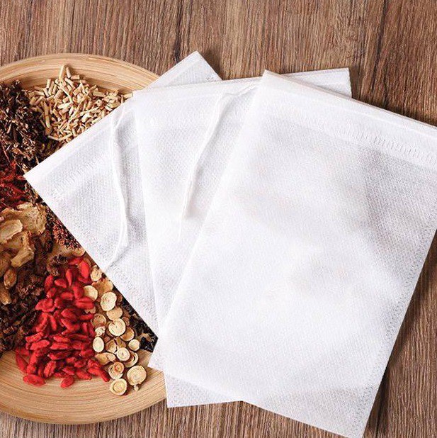 مجموعة اكياس فلتر للشاي والاعشاب 100 قطعة للاستعمال مره واحده