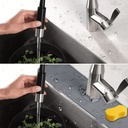 مفرش حنفية سيليكون حامل للصابون والليفه مانع للبلل بفتحات لتصريف المياه في حوض المطبخ والحمام