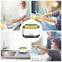 ديسبنسر صابون يدوي لغسيل الصحون والاطباق مع اسفنجة عملي وسهل الاستخدام