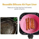 بطانة وقاعدة اير فراير سيليكون غير لاصق قابل للغسيل لاعادة الاستخدام