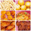 بطانة وقاعدة اير فراير سيليكون غير لاصق قابل للغسيل لاعادة الاستخدام