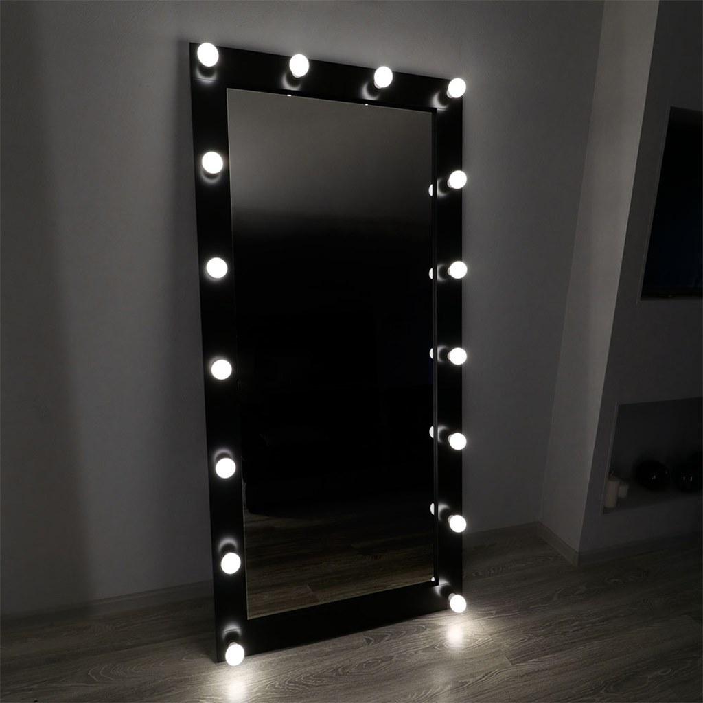 لمبات ليد بثلاث درجات تركب علي المرايا بسهولة لتعطي اضائه افضل للميك أب (Hollywood mirror)