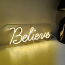 Believe Neon Led Light Sign Art Decor 30*40‎