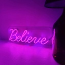 Believe Neon Led Light Sign Art Decor 30*40‎