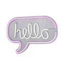 Joyful Hello Neon Led Light Sign Art Decor 35*25 Cm