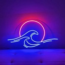 Sun Set Wave Neon Led Light Sign Art Decor