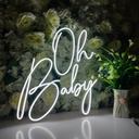 Oh Baby Neon Led Light Sign Art Decor