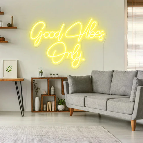 Good Vibes Only Neon Led Light Sign Art Decor