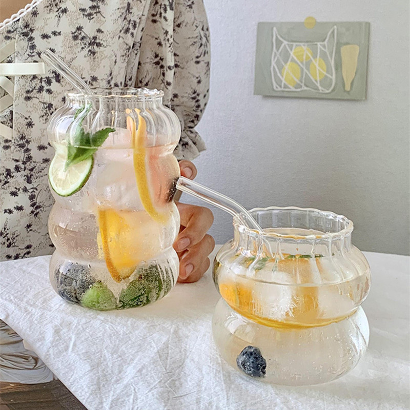 برطمان زجاج مضلع 350 ملي بغطاء خشبي محكم الغلق لحفظ وتخزين التوابل والشاي والسكر والقهوة