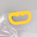 كيس حفظ وتخزين الأرز والحبوب والبقوليات 4 لتر بغطاء ويد قابل للطي والغسيل لإعادة الاستخدام