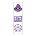 I 💜 Purple Vinyl Sticker Pack Reusable &amp; Waterproof