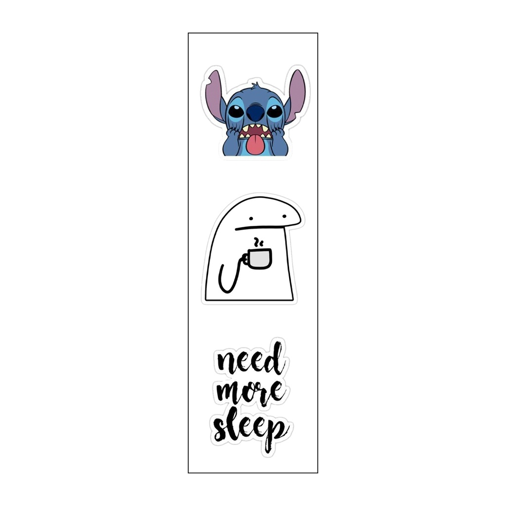 Stitch Vinyl Sticker Pack Reusable &amp; Waterproof