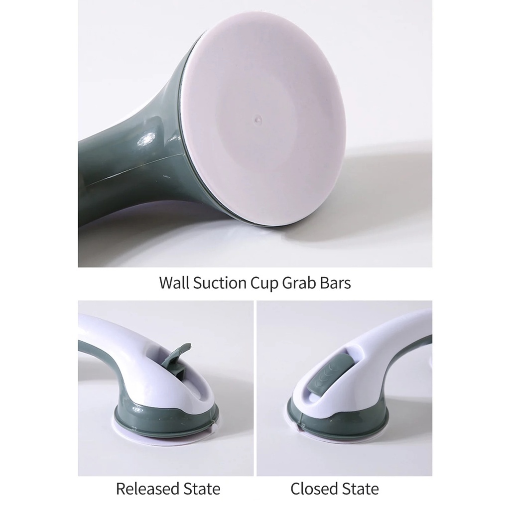 مقبض أمان مانع للأنزلاق لمساعدة ودعم المصابين و كبار السن والأطفال للنهوض من احواض الاستحمام
