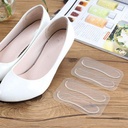 كعب سيليكون جل لأحذية الكعب العالي لمنع القرح وآلام الكعب بلزق دبل فيس قوي