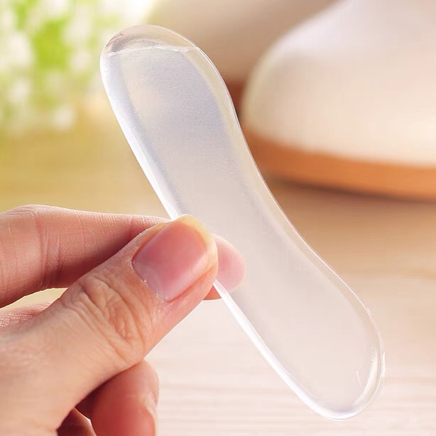 كعب سيليكون جل لأحذية الكعب العالي لمنع القرح وآلام الكعب بلزق دبل فيس قوي