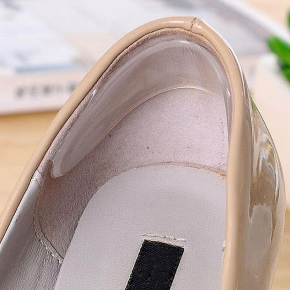 كعب سيليكون جل لأحذية الكعب العالي لمنع القرح وآلام الكعب بلزق دبل فيس قوي