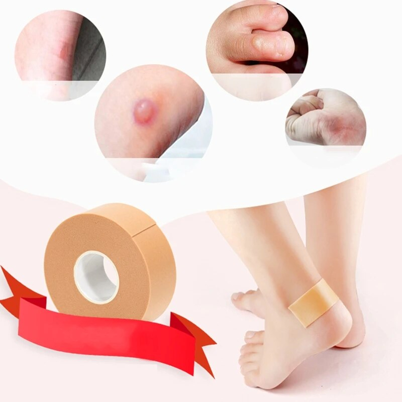 رول بلاستر فوم وتربروف لمنع اصابات القدم من احذية الكعب العالي والرياضية