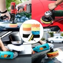 مجموعة تلميع وتنظيف السيارات 11 قطعة تتصل بالشانيور لإزالة الشحوم والأتربة قابلة للغسيل لإعادة الأستخدام