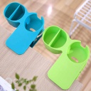 مشبك حامل الأكواب والمجات للمكتب بطبق جانبي