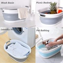 باسكت غسيل سيليكون قابل للطي و مضاده للانزلاق  38 لترو يد لسهوله الحمل